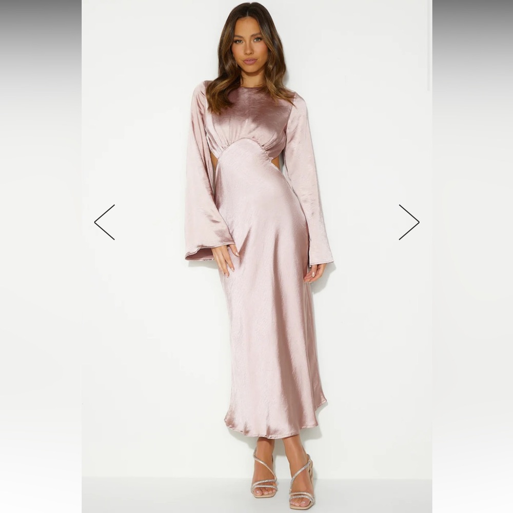 Never Worn, New with tags, M Hello Molly Satin dress